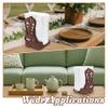 NBEADS Wooden Napkin Holder in Western Cowboy Boot Style view 4