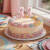 Rose Gold Number 4 Birthday Candle view 4