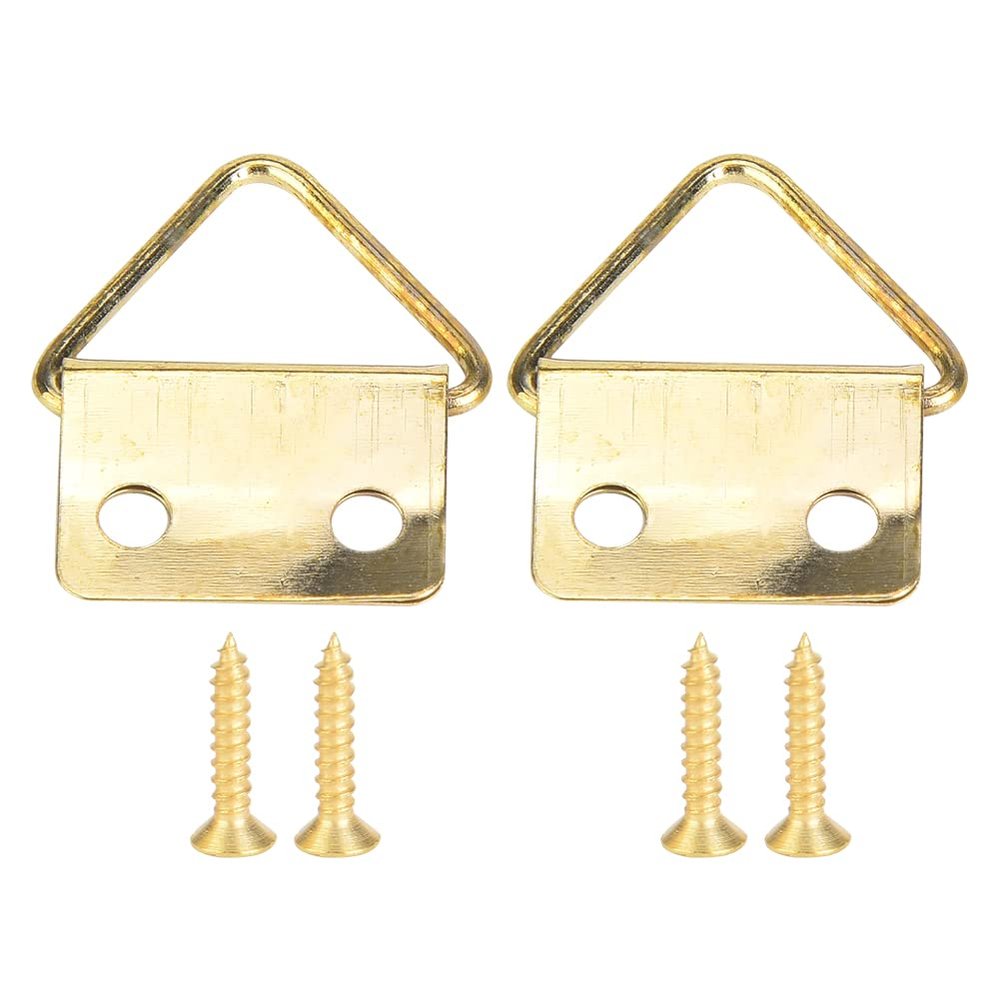 Phefop 50-Pack Picture Frame Hanging Hooks, Iron Wall Hanging Set for Artwork and Home Decor (D)