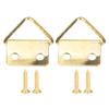 Phefop 50-Pack Picture Frame Hanging Hooks, Iron Wall Hanging Set for Artwork and Home Decor (D) view 1