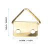 Phefop 50-Pack Picture Frame Hanging Hooks, Iron Wall Hanging Set for Artwork and Home Decor (D) view 3