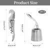3-in-1 Wine Bottle Stopper Set view 2