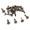 predolo 200 Pcs Round Head Brads for Paper Crafts and DIY, Bronze, 4.5 mm view 2