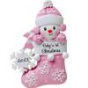 Personalized Christmas Decorations - Snowflake Baby's First Ornament view 1