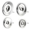 Universal Pot Lid, Stainless Steel Cookware Lid with Round Handle view 3