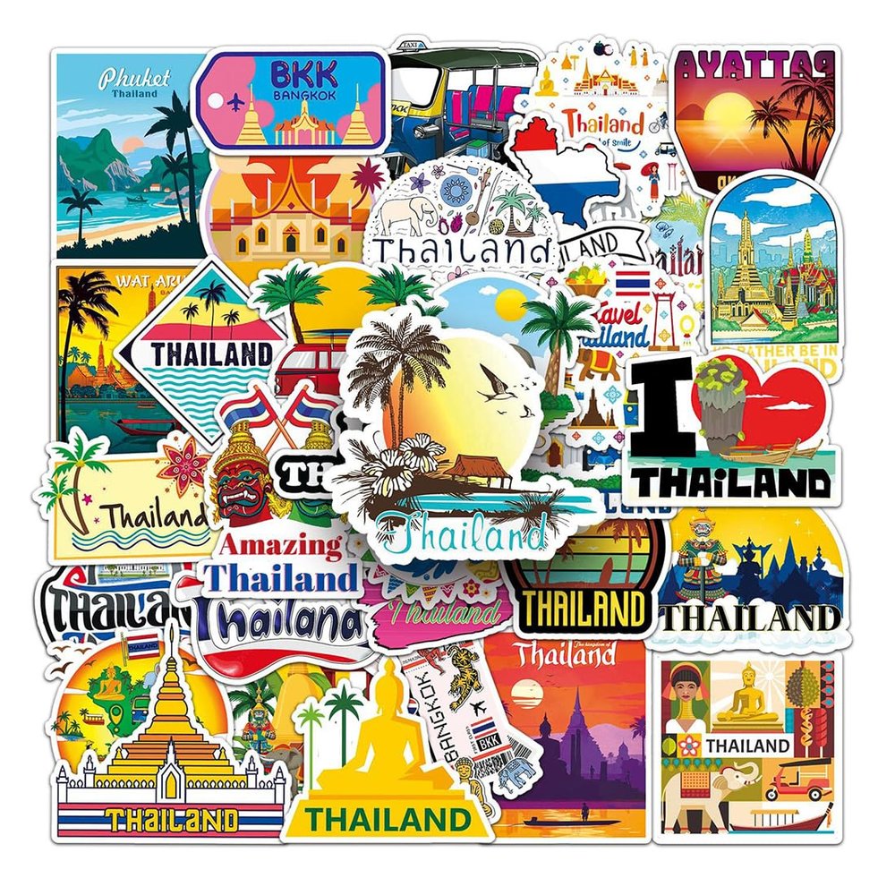 50 Thailand Stickers