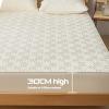 Quilted Deep-Pocket Fitted Sheet for King-Size Beds, 200 x 200 cm view 3