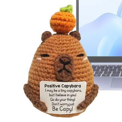 Positive Crochet Capybara Doll