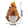 Positive Crochet Capybara Doll view 4