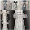 Curtain Tieback with Bow, Black view 3