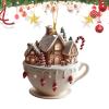 Christmas Mug Ornament - Winter Theme Decoration view 1