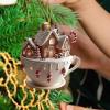 Christmas Mug Ornament - Winter Theme Decoration view 3