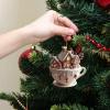 Christmas Mug Ornament - Winter Theme Decoration view 4
