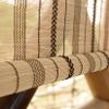 Handwoven Bamboo Roller Blind, Light Filtering and Privacy Shade view 2