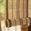 Handwoven Bamboo Roller Blind, Light Filtering and Privacy Shade view 4