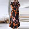 Muslim Women's Festive Dress, Prayer Dress, Casual Kaftan Christmas Dress (Black, M) view 3