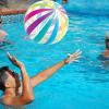 Inflatable Beach Ball, Team Sports Toy, Small Portable 16-Inch Ball for Outdoor Activities view 3