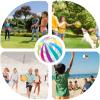 Inflatable Beach Ball, Team Sports Toy, Small Portable 16-Inch Ball for Outdoor Activities view 4