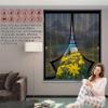 Magnetic Insect Screen Curtain, 105 x 126 cm, Self-Closing, Black view 2