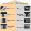 Magnetic Insect Screen Curtain, 105 x 126 cm, Self-Closing, Black view 4