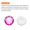 QUARKZMAN 50 Pcs Rhinestones, Flat Back Acrylic Gems, 12mm Round Pink Red view 4