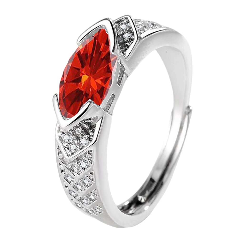 Adjustable Moissanite Diamond Rings for Women