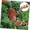 Abaodam 4 Sets Resin Rabbit Figurines, Cute Cartoon Garden Décor for Indoor and Outdoor Use, 3 Pieces × 4 view 3