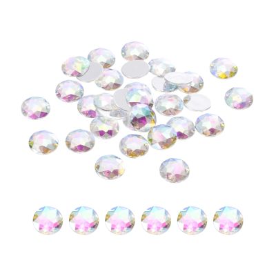 QUARKZMAN 50 Pcs Flat Back Rhinestones