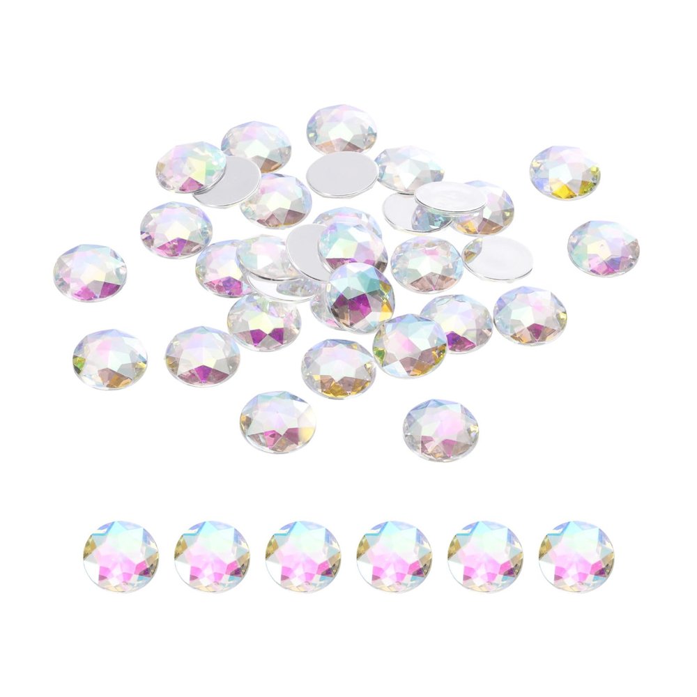 QUARKZMAN 50 Pcs Flat Back Rhinestones
