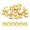 QUARKZMAN 50 Pcs Flat Back Rhinestones, Yellow view 1