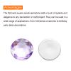 QUARKZMAN 100 Pcs Rhinestones, Flat Back, 12mm Round Acrylic Crystal Gems, Light Purple view 4