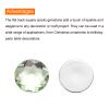 QUARKZMAN 50 Pcs Flat Back Rhinestones, Light Green view 4