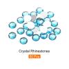 QUARKZMAN 50 Pcs Flat Back Rhinestones, Cyan Blue view 3