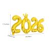 Ciieeo 2026 Number Balloon - Gold view 2