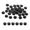 QUARKZMAN 50 Pcs Flat Back Rhinestones, Black view 1