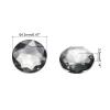 QUARKZMAN 100 Pcs Flat Back Rhinestones, SS45 Gray view 2