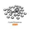 QUARKZMAN 100 Pcs Flat Back Rhinestones, SS45 Gray view 3