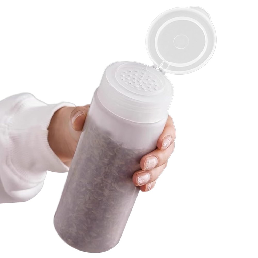 Wpsagek Empty Spice Jars - Portable 600ml Storage for Salt, Pepper & Spices