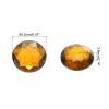 QUARKZMAN 50 Pcs Flat Back Rhinestones, Brown view 2