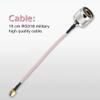 UPALDHOU 15 cm RG316 SMA Male to N Male Adapter Cable view 3