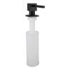 Fafeicy Sink Soap Dispenser, Durable Metal Pump with 350 mL Refillable Bottle view 2
