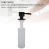 Fafeicy Sink Soap Dispenser, Durable Metal Pump with 350 mL Refillable Bottle view 3