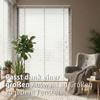 Cocoon Indoor Bamboo Wood Blinds 80 x 240 in White, 50 mm Slats view 3