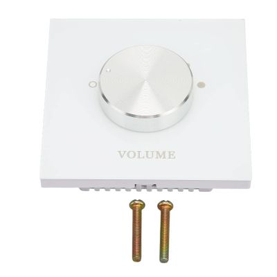Background Music Tuning Smart Home Volume Controller with Button, 5-Level Adjustment and Dual-Channel Stereo