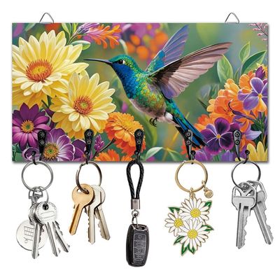 DELORIGIN Key Holder with Hummingbird Design