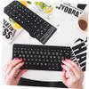 DIYEAH Black PVC Keyboard Stickers, 10 Sheets, Waterproof, Language Conversion for Laptop and Desktop Keyboards view 3