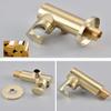 Ceiling-Mounted Brushed Gold Bathroom Rain Shower Mixer, 8–12 in (10 in) view 2