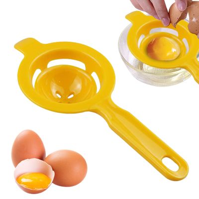 Egg Separator Kitchen Tool - Yolk & Egg White Separator with Strainer Function