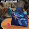 ASQVTIFE Sea Turtle Yarn Storage Bag, Blue view 4