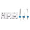 3-Piece Double Needle Set for Household Sewing Machines view 1